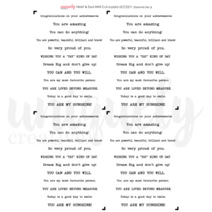 UCCS211 : Mini Cut-a-Part (Heart & Soul)