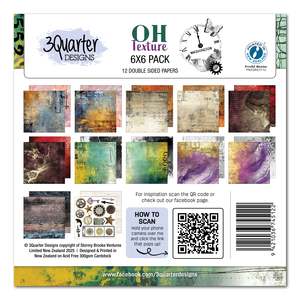 3quarter Designs: 3Quarter Designs - OH Texture 6"x6" Collection