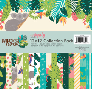 Uniquely Creative: UCP2296 : Rainforest Retreat 12x12 Collection Pack (Uniquely Creative)