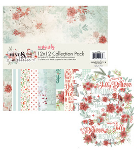 Mint & Mistletoe Collection Pack (12x12 Paper Pad & Creative Cuts)