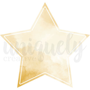 UCE2160 : Classic Star - Decorative Base Layer (Written in the Stars)
