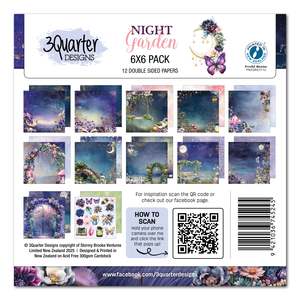 3Quarter Designs - Night Garden 6"x6" Collection