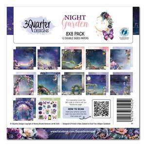 3Quarter Designs - 8" x 8" Night Garden Collection