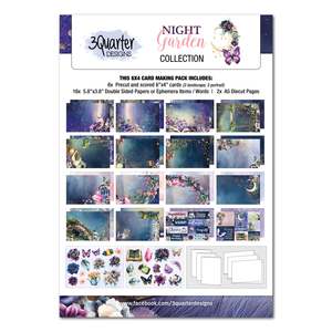 3Quarter Designs - Night Garden 6" x 4" Card Pack