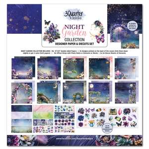 3Quarter Designs - Night Garden 12" x 12" Collection