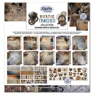 3Quarter Designs - Rustic Tinkerer 12" x 12" Collection