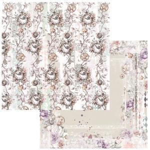 49 & Market Echoes of Time - Vintage Vines 12x12 Scrapbook Paper