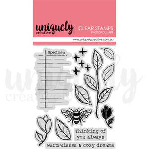 Uniquely Creative Stamps: Botanical Art Journal Photopolymer Stamp