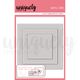 UCD2223 : Square Photo Mat Border Die - Pierced (Whispers of Wisdom)