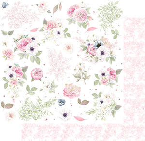 UCP3053 : Floral Fragments Paper (Whispers of Wisdom)