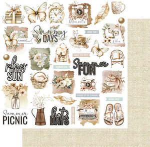 Uniquely Creative Papers: Soak Up the Sun Scrapbooking Paper (Bohemian Escape)