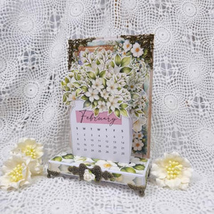 Cardmaking Kits No Instructions: C2601 : Floral Arrangement Calendar (CK)