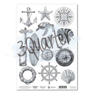 Beachside Life Acetate Sheet (3Quarter Designs)