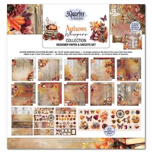3quarter Designs: Autumn Whispers 12" x 12" Collection
