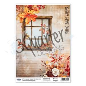 Autumn Whispers A4 Rice Paper Sheet