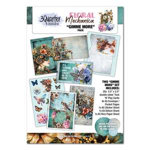3quarter Designs: Floral Mechanica Gimmie More Collection