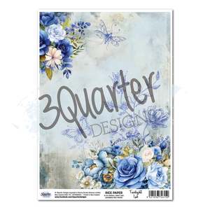 3quarter Designs: Twilight Ink A4 Rice Paper Sheet