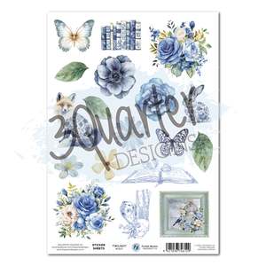 3quarter Designs: Twilight Ink A4 Sticker Sheet