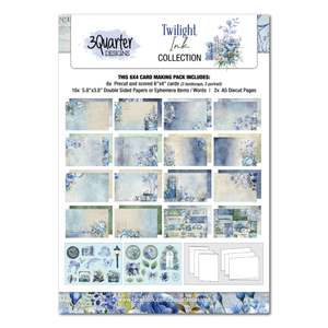 3quarter Designs: Twilight Ink 6" x 4" Card Pack
