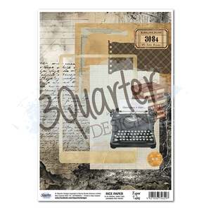 3quarter Designs: Paper Tales A4 Rice Paper Sheet