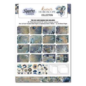 3quarter Designs: Lunar Horoscopes 6" x 4" Card Pack