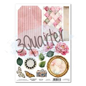 3quarter Designs: Shutter Glam A4 Project Sheet