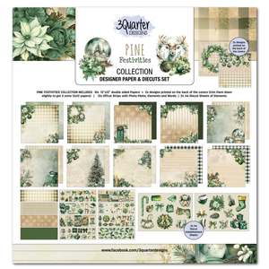 Pine Festivities 12" x 12" Collection
