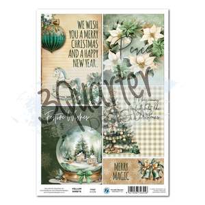 Pine Festivities A4 Vellum Sheet