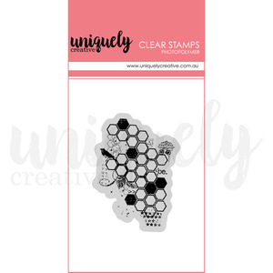 UC1936 : Botanical Honeycomb Stamp (Sweet as Honey)