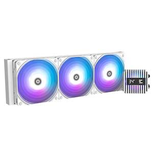 Zalman Alpha2 36 ARGB White Liquid Cooler - Triple 120mm Fan