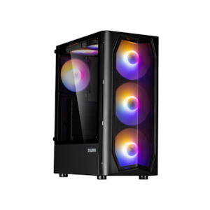 Zalman N4 Rev.1 ATX Black Mid Tower Case 4x140mm RGB