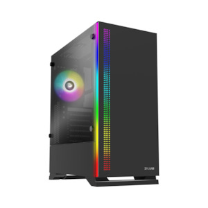 Cases: Zalman S5 RGB ATX Mid Tower Black Case