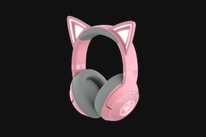 Gaming Headsets: Razer Kraken Kitty V2 BT - Quartz Edition - Wireless Bluetooth RGB Headset