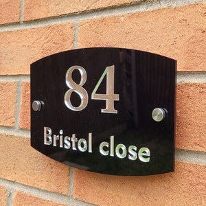 Laser Cut House Number WOW CUSTOM SIGNS
