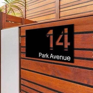 Laser Cut House Number WOW CUSTOM SIGNS