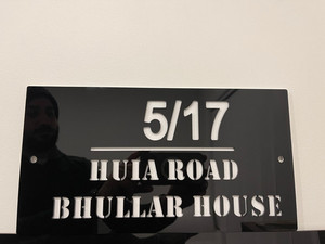 Products: Dual Layered House Sign WOW CUSTOM SIGNS