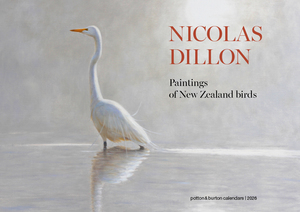 Products: 2026 Nicolas Dillon Paintings of New Zealand Birds Calendar