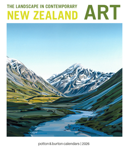 2026 The Landscape in Contemporary New Zealand Art Calendar, CD desk format