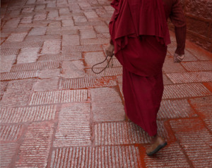 Tibetan Monk, Derge Parkhang Printworks I