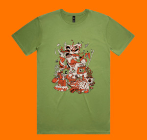 Hut Bagger Tee (Kiwi - Light Green)