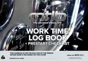 Products: MTLB MTS Work Time Logbook +Prestart Checklist