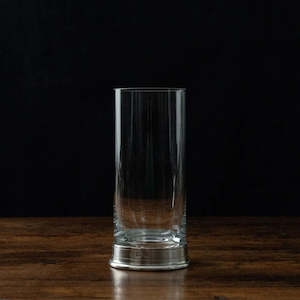 Cosi Tabellini Pewter 1: Italian Pewter and Crystal Highball Glass