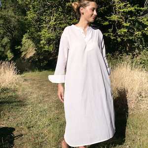 Organic Cotton Nightdress | Saturday White