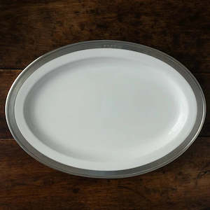 Classic Gifts: Italian Ceramic and Pewter Serving Platter