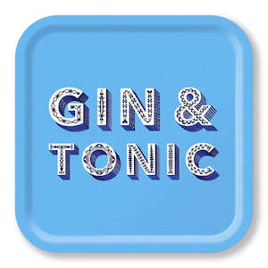 Birchwood Tray | Gin & Tonic | Sky Blue