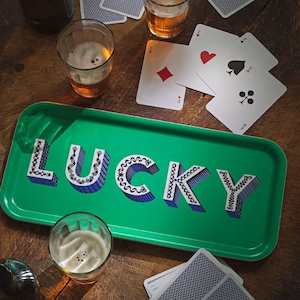 Birchwood Tray | Lucky | Green