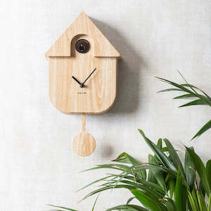 Modern Cuckoo Clock | Light Wood