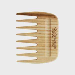 5th Anniversary Wood And Silverware: Afro Pick Ash Wood Comb
