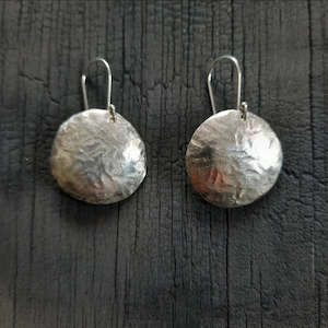 5th Anniversary Wood And Silverware: Emma Cunningham | Luna Earrings