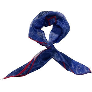 7th Anniversary Wool Copper And Desk Sets: Fine Wool Bandana | Sailor | Navy